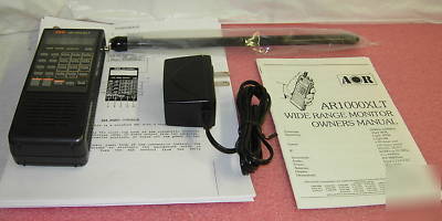 Aor AR1000XLT scanner with extras (very good condition)