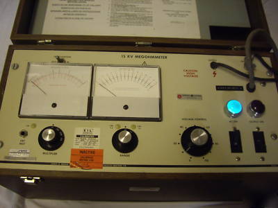 Biddle 210415 15KV megohmeter hipot tester 1983