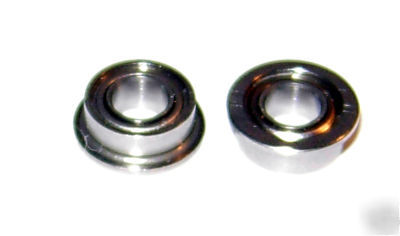 (10) SMF63-zz stainless flanged bearings, MR63, 3X6 mm