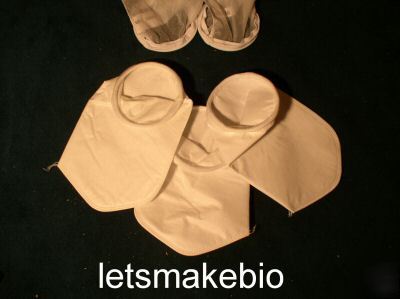 3- 1 micron polypropylene only filter bag biodiesel wvo
