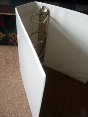 A4 used esselte white four ring - ring binder 98P