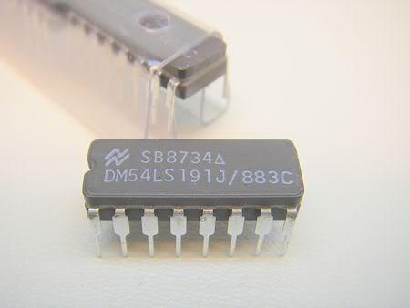 DM54LS191J/883C synchronous 4-bit up/down counters