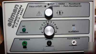 Ellman surgitron ffpf emc radiofrequency esu hyfrecator