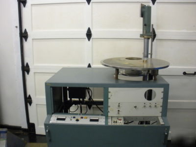 High vacuum system frame, hoist and base plate