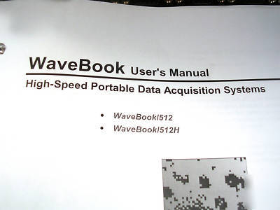 Io tech wavebood 512 multifunction data acquisition ok