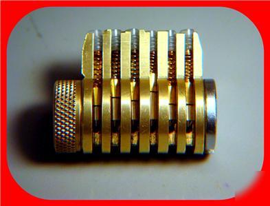 Locksmith practice lock pick machined cutaway cylinder