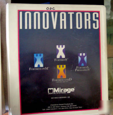 Lot of major portion fortress mirage dental system kit
