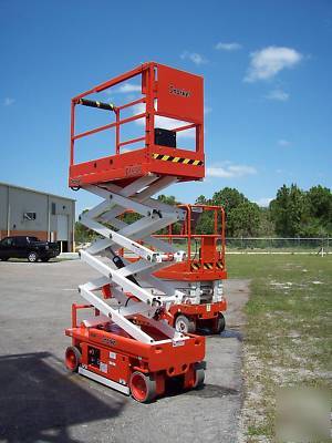 New snorkel S1930 scissor lift 25' working height,brand 