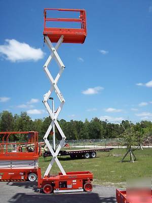New snorkel S1930 scissor lift 25' working height,brand 