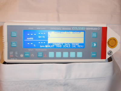 Novametrix cosmo ETCO2/SPO2 monitor complete
