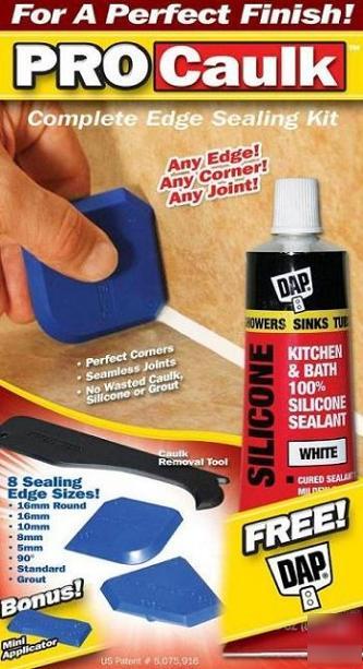 Original pro caulk - complete caulking kit with dap