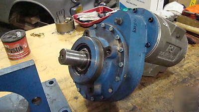 Psi - pneumatic air motor, 20 hp, gear, DV20-350