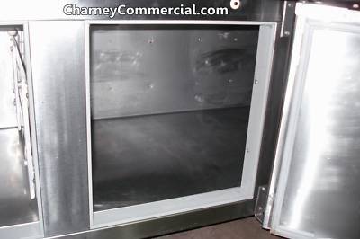Randell 12' prep work table raised rail refrigeration