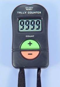 Tally counter electronic counts up or down 1DAYSHIP