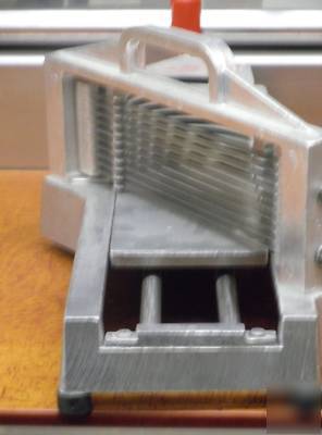Tomato slicer T500 used 1/4 inch cut, 10 blades