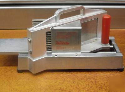 Tomato slicer T500 used 1/4 inch cut, 10 blades