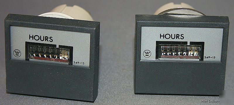 Westinghouse 4714A17H46 elapsed time meter - 2 pcs.