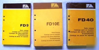14 - fiat allis crawler/excavator parts book catalog