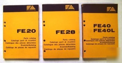 14 - fiat allis crawler/excavator parts book catalog