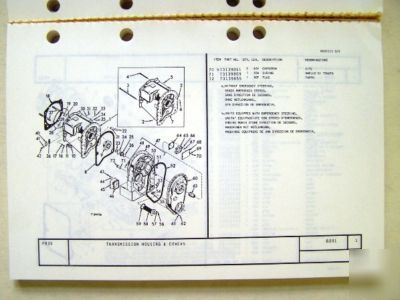 14 - fiat allis crawler/excavator parts book catalog