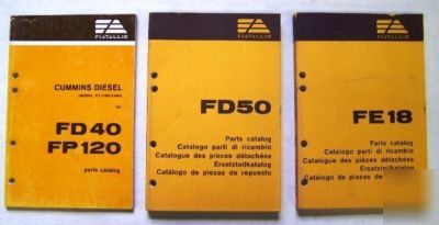 14 - fiat allis crawler/excavator parts book catalog