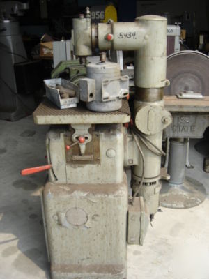 5434 boyar schultz dual spindle #2 profile grinder