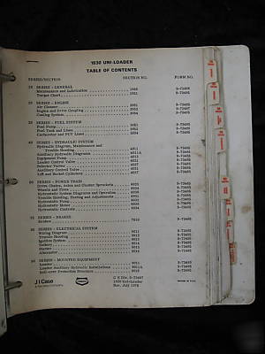 Case 1830 uni-loader skid steer loader service manual