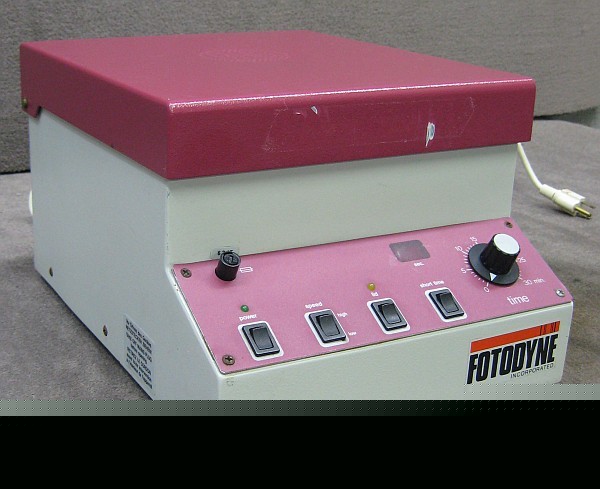 Fotodyne inc model 1990 centrifuge hermle 24-slot rotor