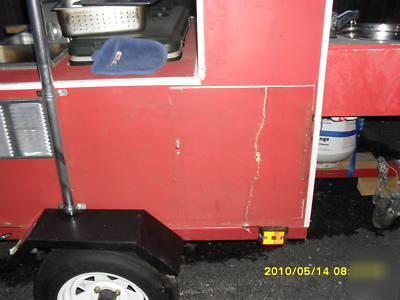 Hot dog cart & supplies