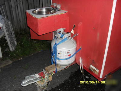 Hot dog cart & supplies