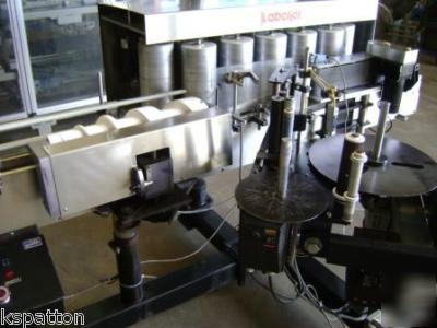 Label jet pressure sensitive wrap around labeler 