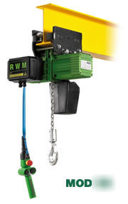 New refurbished 1 ton electric chain hoist - 120 volts