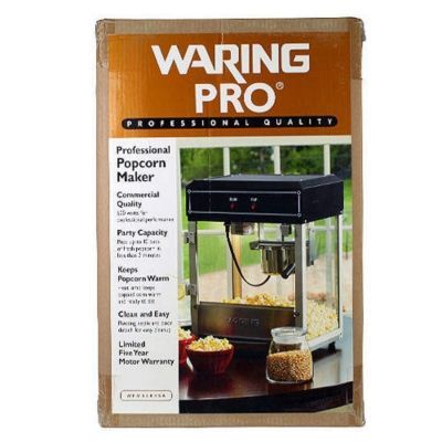 New waring pro popcorn kettle maker WPM55 10 cup 