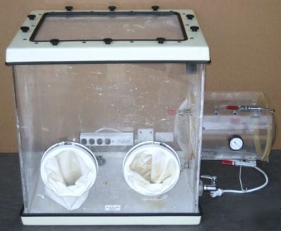 Plas-labs compact glove box analytical balance chamber