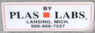 Plas-labs compact glove box analytical balance chamber