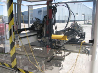 Sieko 4 axis cartesian with safety encloser