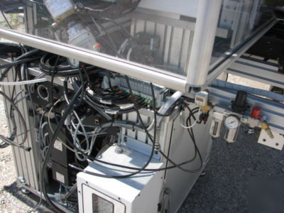 Sieko 4 axis cartesian with safety encloser