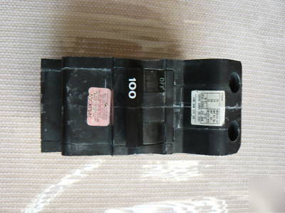 Fpe/american circuit breaker 2POLE100 amp slightly used