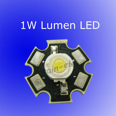 1PCS 1W white lumen led lamps ultra bright 40LM
