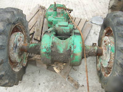 Ausa dumper 1 ton 108 d back axel with gearbox 