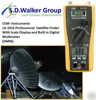Cem la-1016 professional satellite finder with dmm