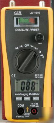 Cem la-1016 professional satellite finder with dmm