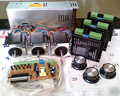 Cnc mill 4 axis control kit NEMA23 step motor 13KG.cm