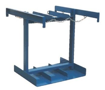 Cylinder caddies - fork mounted or pallet jack style