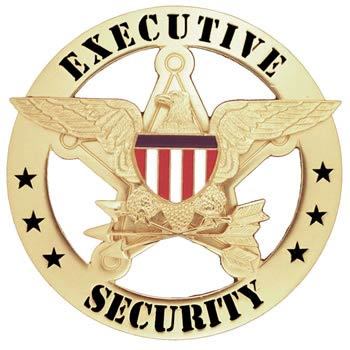 Executive security badge