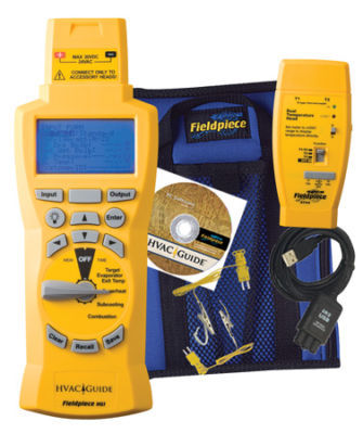 Fieldpiece HG1 hvac guide analyzer target evaporator