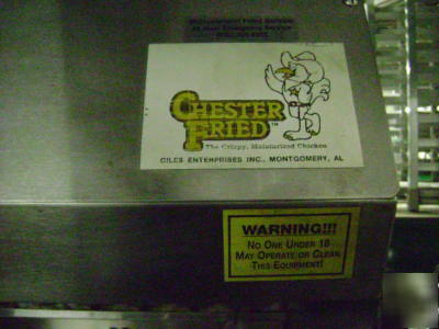 Giles ventless electric fryer MGF40VH
