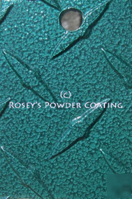 Green hammertone 1 lb powder coating paint