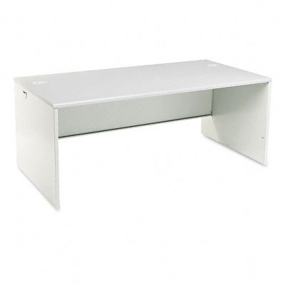 Hon company 38000 series desk shell gray patterned