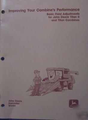 John deere titan & titan ii combines tuneup manual